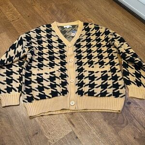 HYFVE Women’s Sweater Brown and Black Size Medium